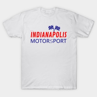 Indianapolis motorsport racing graphic design T-Shirt